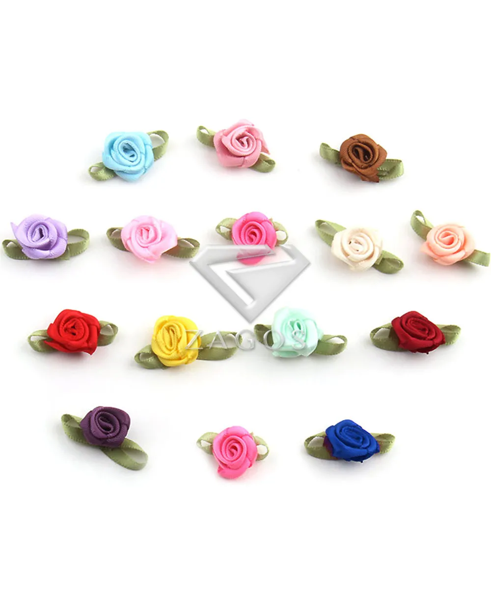 50 шт. атласная лента роза цветок сделай сам Ремесло Свадьба Вечеринка фестиваль