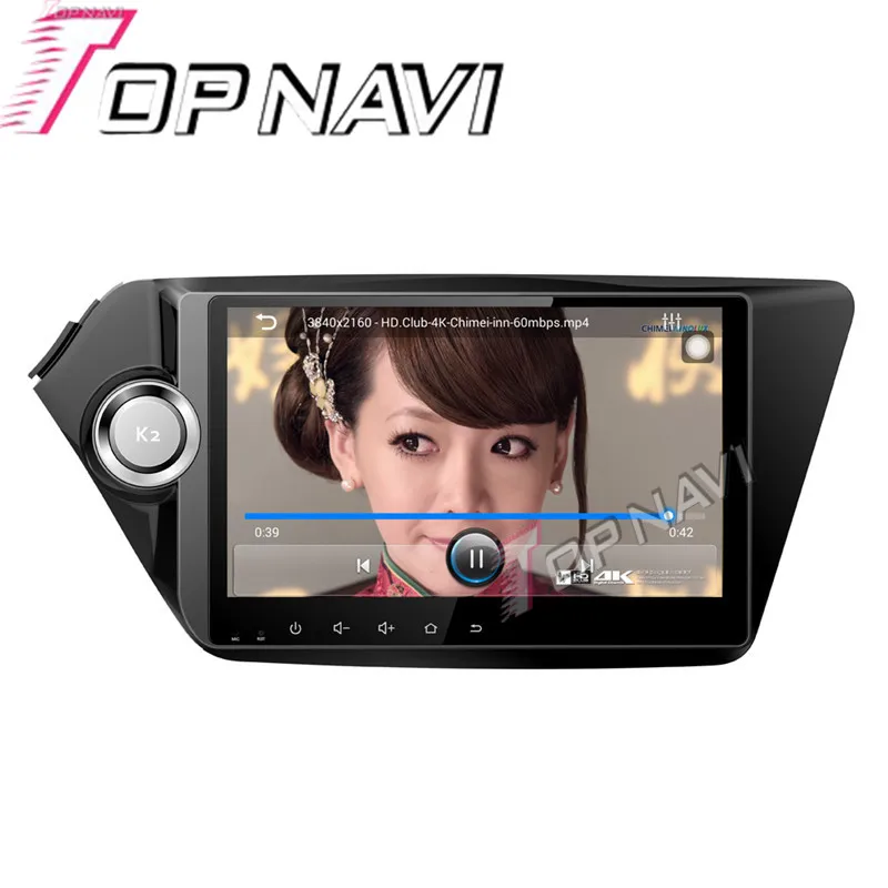 Topnavi 9 ''четырехъядерный Android 6 0 Автомобильный GPS-навигатор для KIA K2 2011 2012 Радио