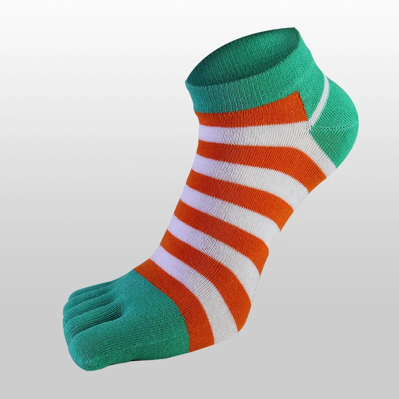 5 пар/лот летние мужские носки хлопковые дышащие с пятью пальцами для мальчиков