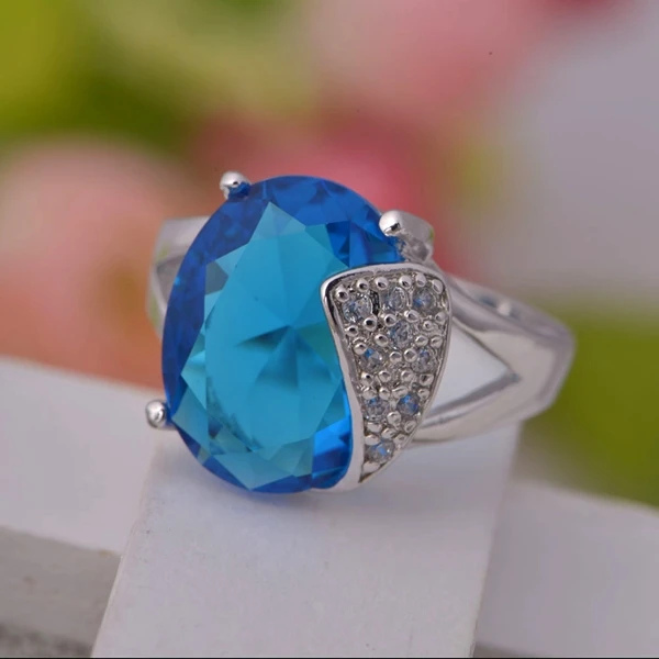 Обручальные кольца для женщин Свадебные украшения серебро Цвет Подвески кольцо