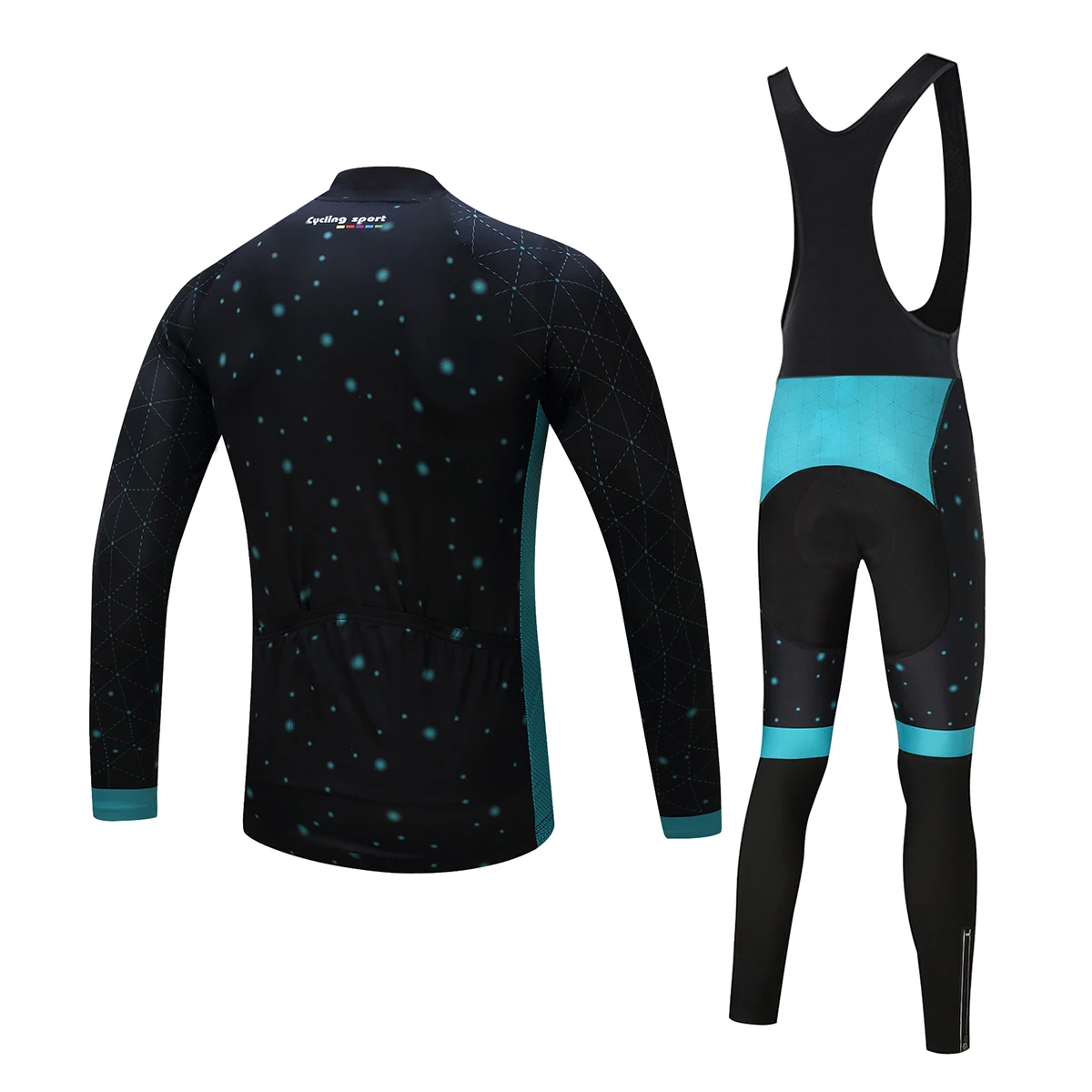 

long sleeve Cycling Jersey Suit Men Auturmn cycling clothing Set Pro team Shirt ropa ciclismo breathable bib pants Kit