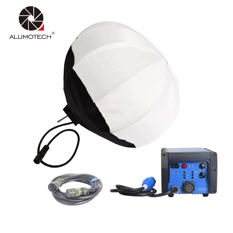 ALUMOTECH PRO 1200 Вт/1800 Вт HMI надувная головка + балласт кабель 7 м для видеостудии