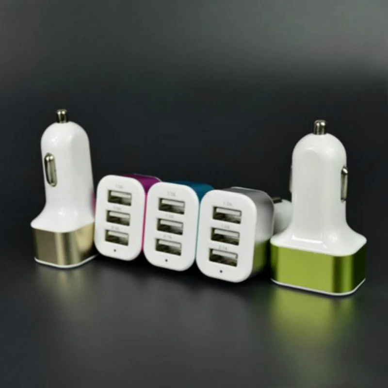Тройное Универсальное зарядное устройство с 3 портами USB адаптер для зарядки