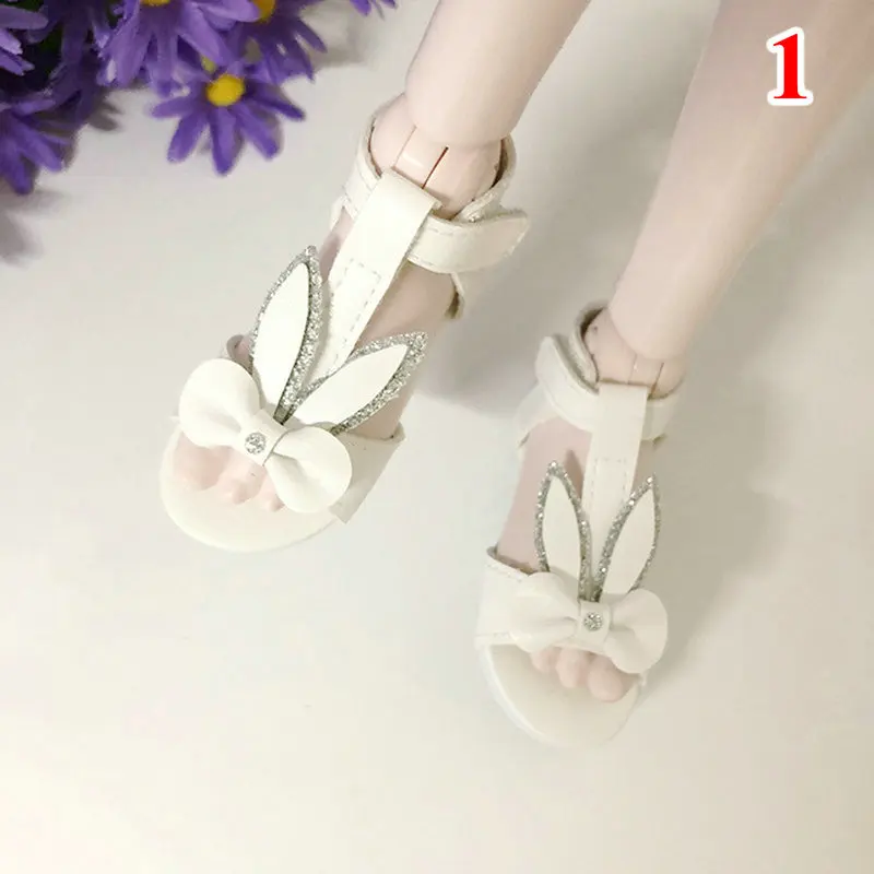 1 Кукольная обувь мини модные кожаные сандалии обувь для девочек 1/3 Bjd куклы детские игрушки Аксессуары для Bjd куклы - Цвет: 1