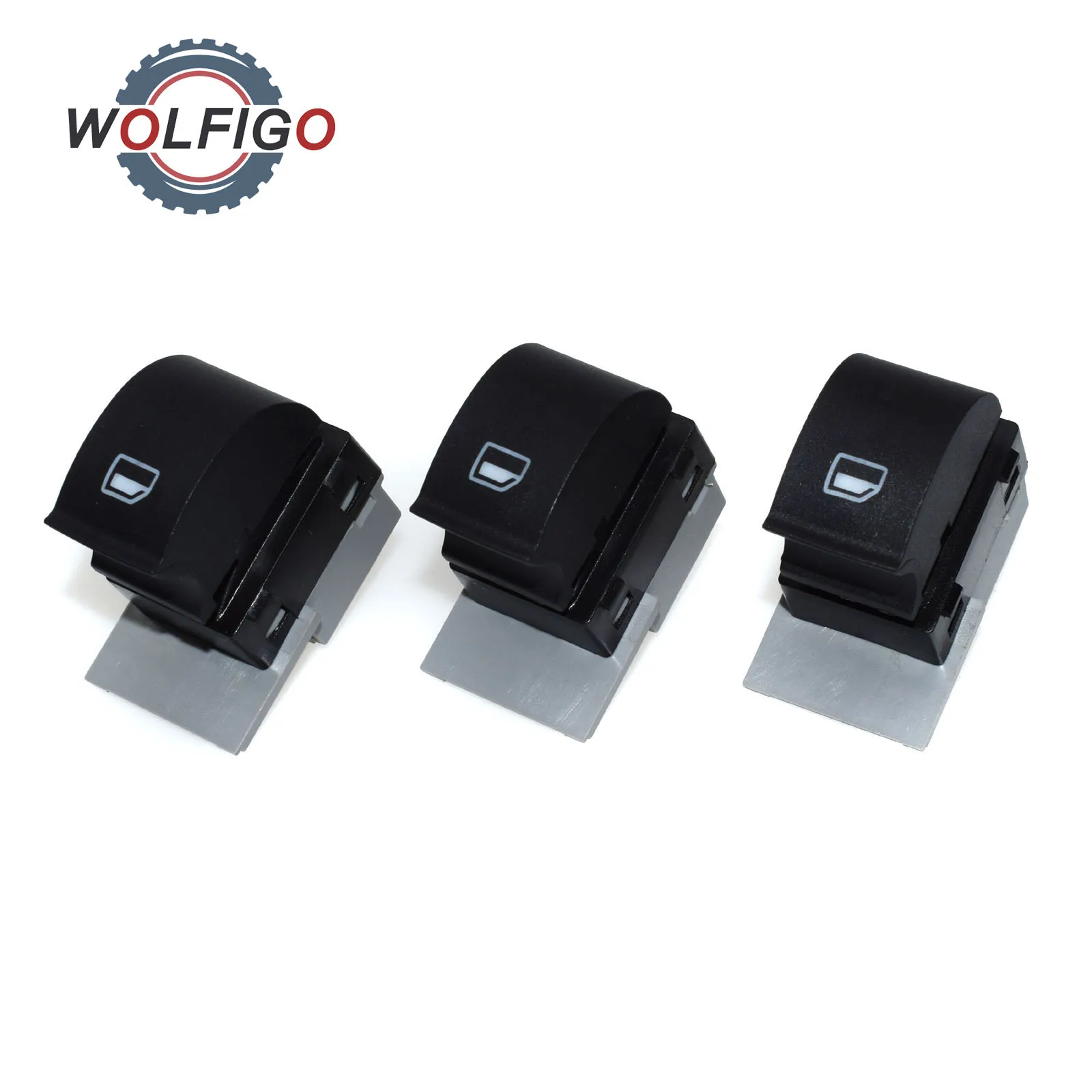 WOLFIGO 3 шт. Новый электрический переключатель управления окном 4B0 959 855A для AUDI A3 A6 C5
