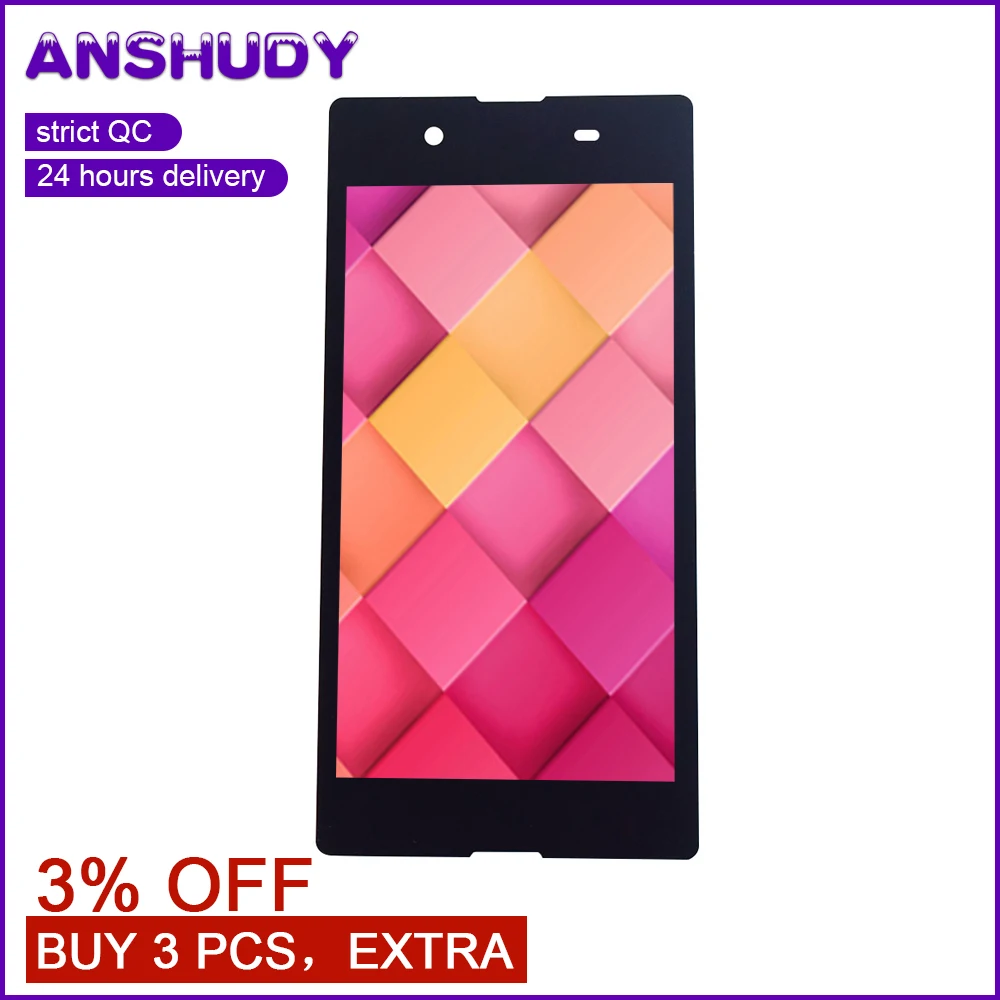 Для Sony Xperia E3 D2243 D2202 D2203 D2206 Сенсорная панель дигитайзер Сенсорное стекло + ЖК