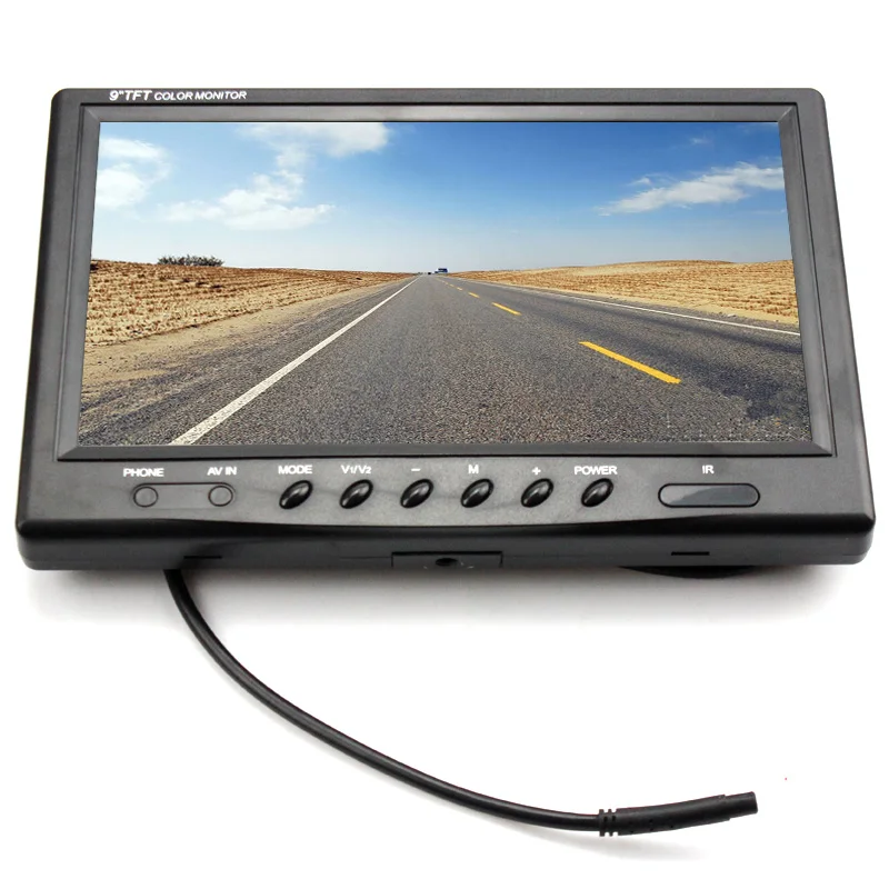 Sinairyu 9 TFT lcd цветной 800x480 автомобильный монитор дюймовый экран с широкоформатным