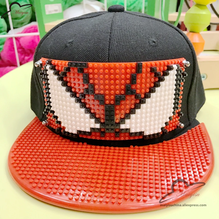 

Boy Baseball Caps Brick Building toy blocks 3-8 Years Old Kid Letter Design Snapback Caps High Qaulity Adjustable caps For Girl