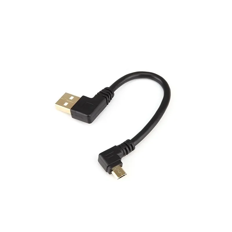 Адаптер для кабеля с левым углом 2 0 А папа Micro B 5 Pin 1 м|Компьютерные кабели и
