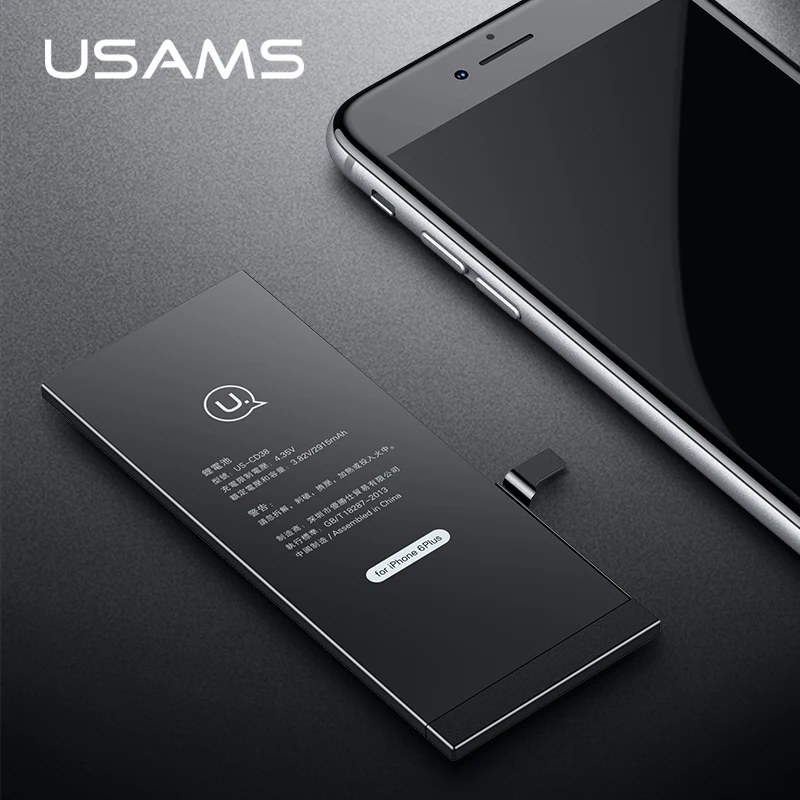 Для iPhone 6 Plus батарея USAMS оригинал для iPhone6 мобильный телефон литиевая мощность