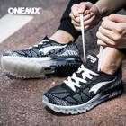ONEMIX Для мужчин Для женщин Для мужчин кроссовки 3D вязать кроссовки на воздушной подушке спортивные тренировочные кеды для прогулок для спортивного зала, для пробежки, Фитнес 34-46EU