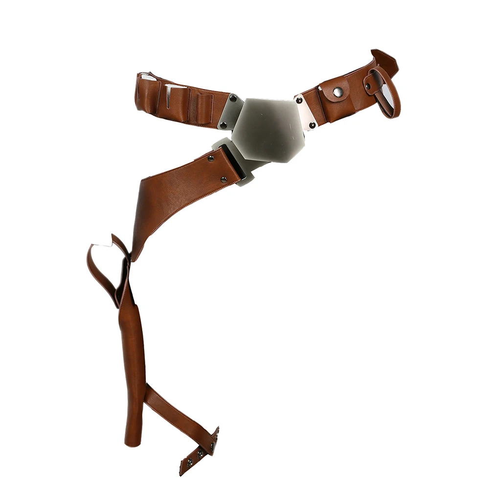 

XCOSER Han Solo PU Leather Cosplay Belt with Gun Holster Movie Props Replica Costume Accessories For Men Halloween