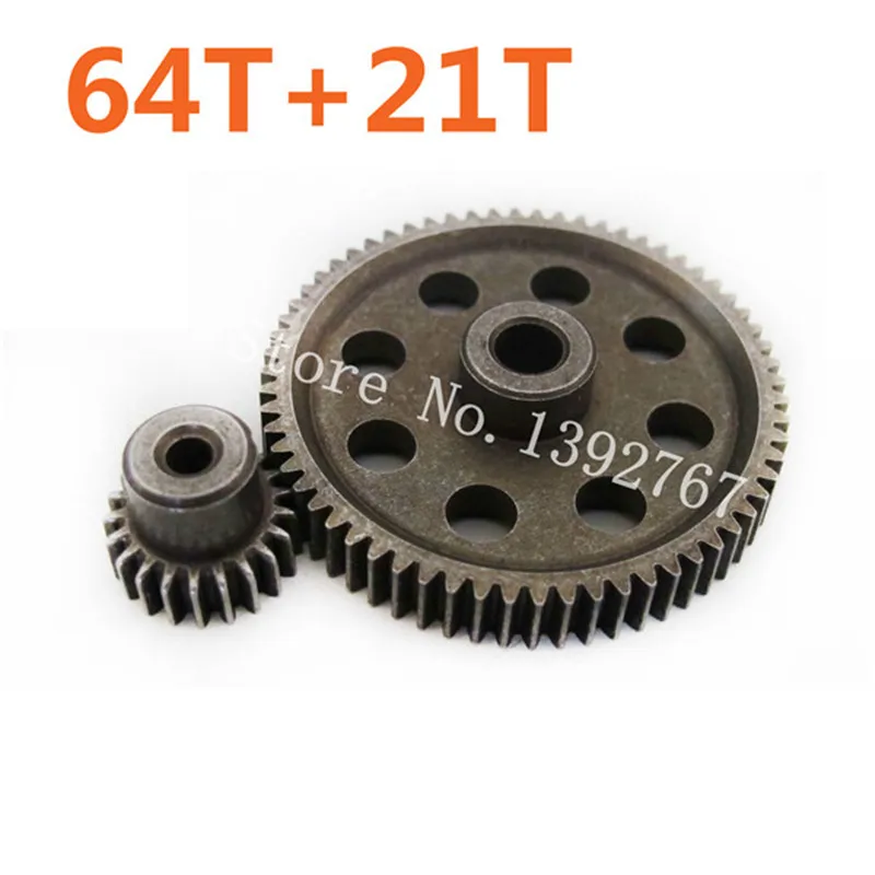 11184 Металл Diff.Main Gear 64T и 11181 мотор s 21T RC части 1/10 машина HSP BRONTOSAURUS Hobby Baja Himoto Amax 94111|gear
