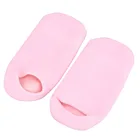 1 пара розовый средства ухода за кожей стоп гель-содержащие спа-носки увлажняющий мягкий ремонт трещины для обработки кожи ступней носки для Для женщин, забота о ногах, растягивающиеся носки