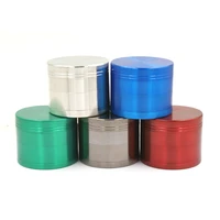 50mm 4layers herb grinder grinder tobacco smoke crusher metal zinc alloy smoking pipe accessories hot sale size