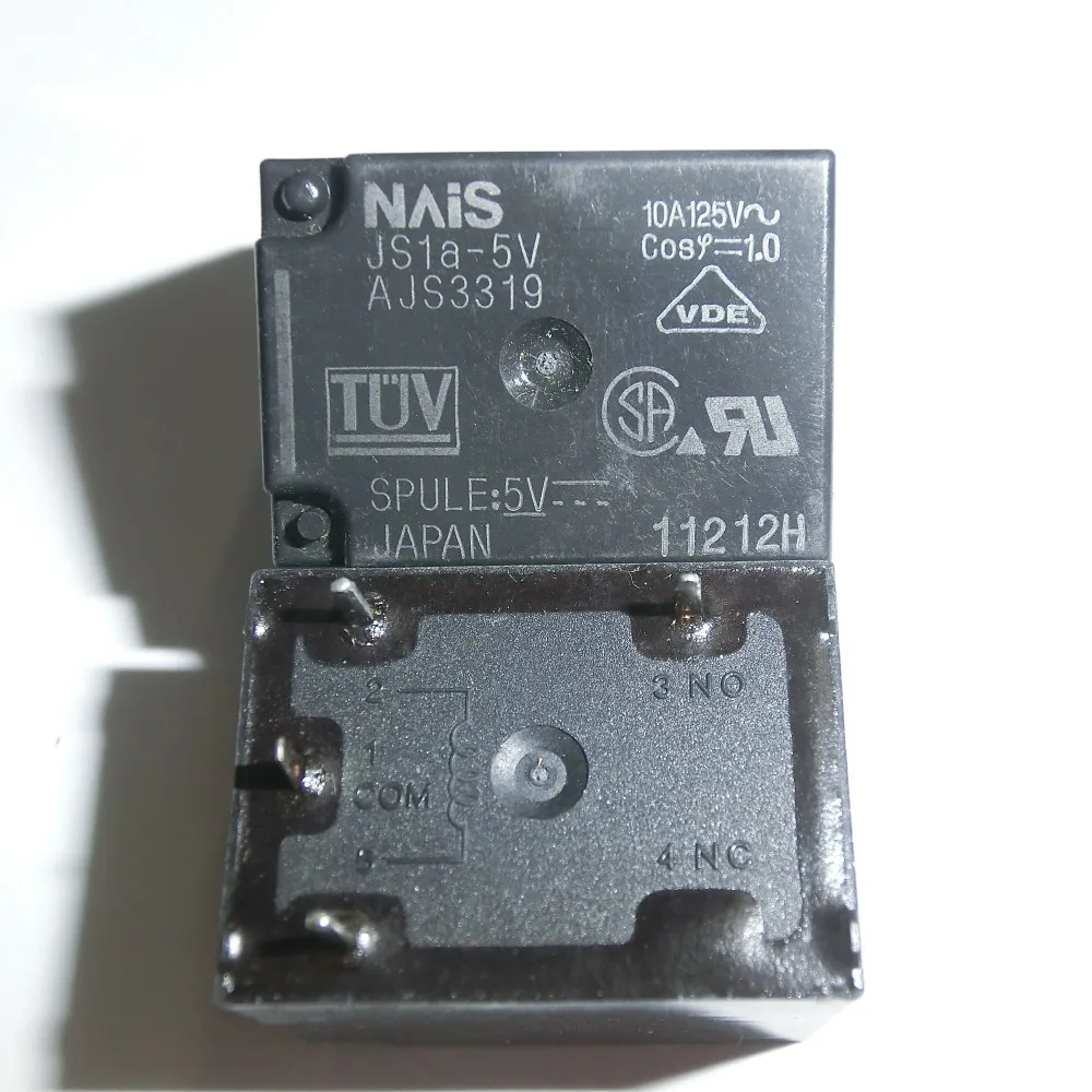 

JS1a-5V AJS3319 4Pin 10A 125V