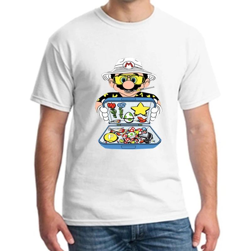 FEAR AND LOATHING IN LAS VEGAS Mario Футболка мужская футболка Топы футболки NN|Мужские футболки| |