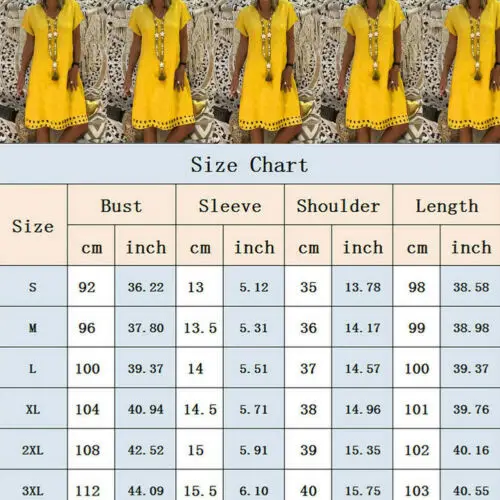 

2019 Plus Size Women's Cotton Summer Short Sleeve Long T-Shirt Ladies Casual Dress S-3XL
