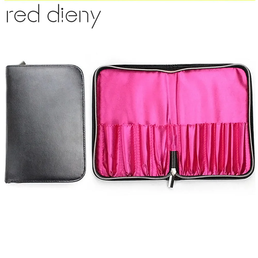 Профессиональная сумка для кистей макияжа с 12 карманами Женская косметическая