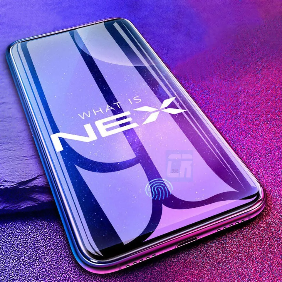 9D полное покрытие из закаленного стекла для VIVO Nex 2 Y95 Y91 K1 X27 V11i X21S X23 Y85 V9 X21 IQOO полное клеевое защитное стекло