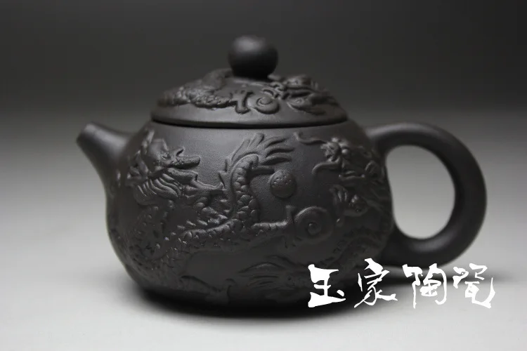 Чайный сервиз Yixing 125 мл китайский фиолетовый чайник Dragon Beauty чайный Kungfu домашний