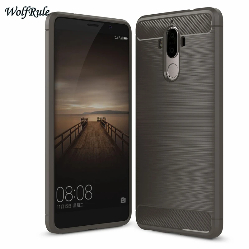 Чехол wolfrule для huawei mate 9, противоударный силиконовый матовый Стильный чехол для huawei mate 9, чехол mate 9, сумка для мобильного телефона