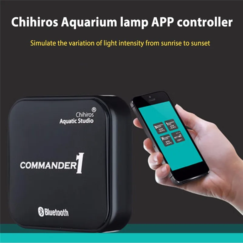 Commander 1 Приложение управления Chihiros Bluetooth светодиодный светильник диммер Управление Лер модулятор для аквариума умный светильник ing - Цвет: Commander 1