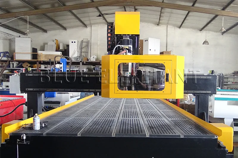 Синий слон карусель тип авто инструмент изменить CNC маршрутизатор 9 кВт HSD