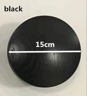 Black XL Деревянные крючки для одежды для подвешивания, настенная вешалка, круглая одежда в виде гриба, вешалка, сумка для шляп, крючки для хранения, для сада, украшения дома - Цвет: Black XL