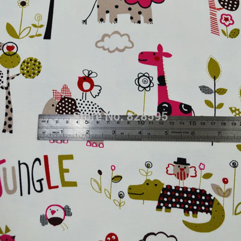 DA214 Детский рисунок печать класс чистый хлопок холст диван/Материал чехла