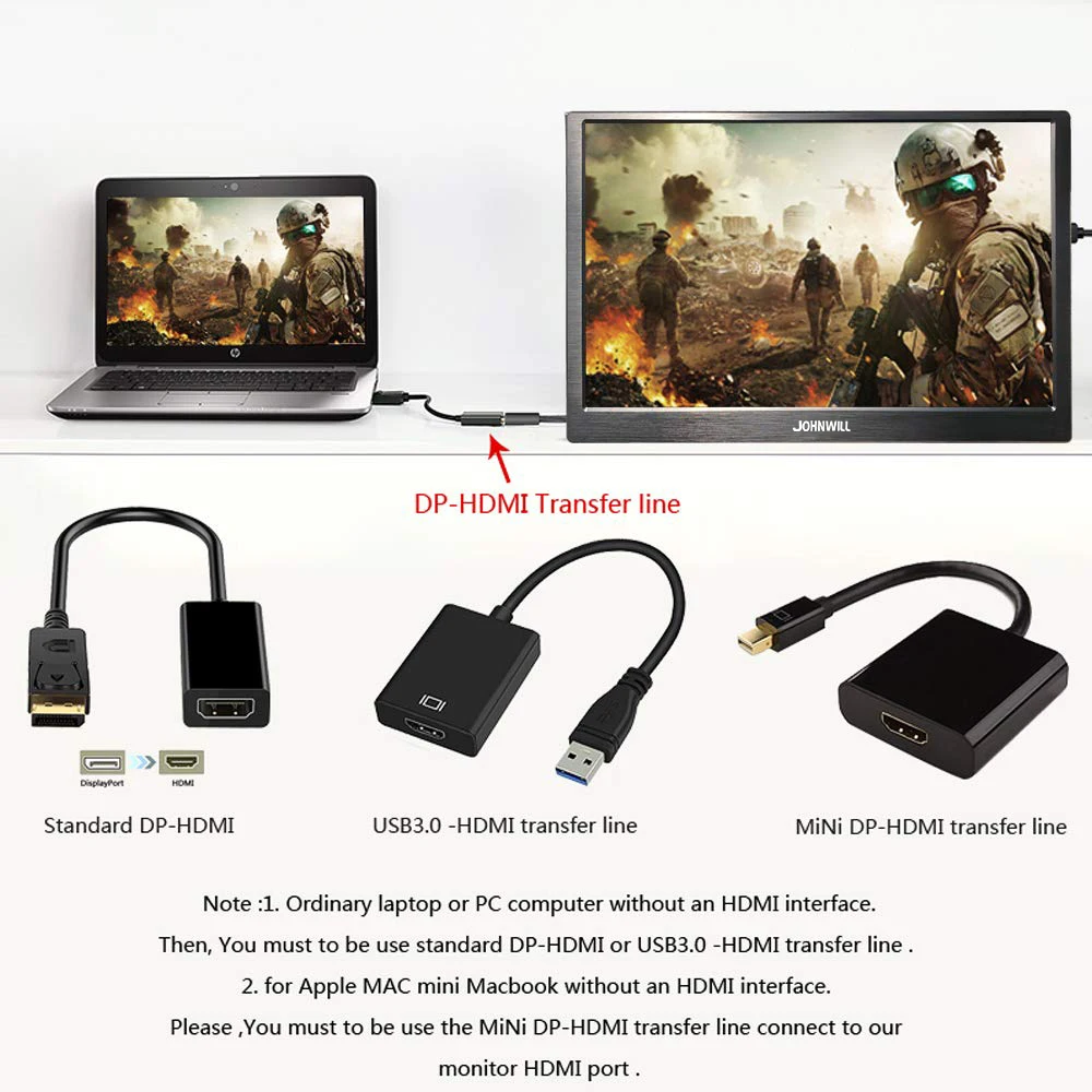 15,6 дюймов портативный ips Full HD экран монитор 1080P CNC Корпус lcd HDMI/USB для Raspberry Pi PS4 13," 2 K маленький игровой монитор ПК