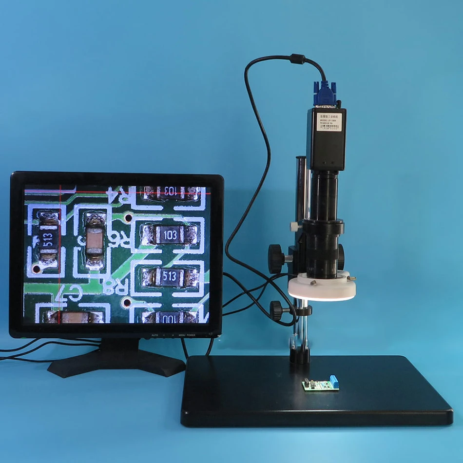 XDC-10A-130H промышленная электронная лупа CCD цифровой видеомикроскоп VGA Выходная
