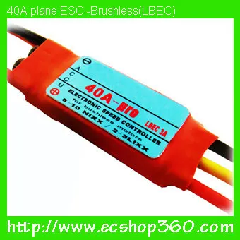 

40A Sport Plane speed controller with 3A LBEC output