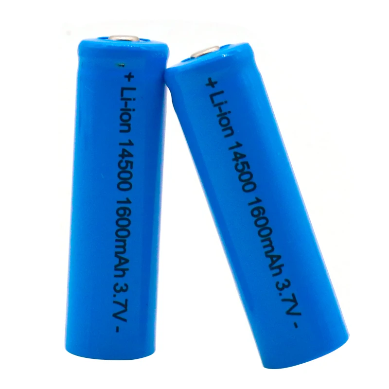2~ 10 шт новые оригинальные AA 14500 1600mAh 3,7 V литий-ионные аккумуляторы и светодиодный фонарик