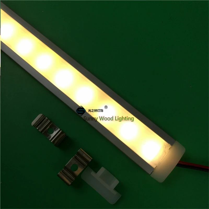 Встраиваемая светодиодная полоса 5 шт./лот 12 в 100 см встроенная жесткая линейная