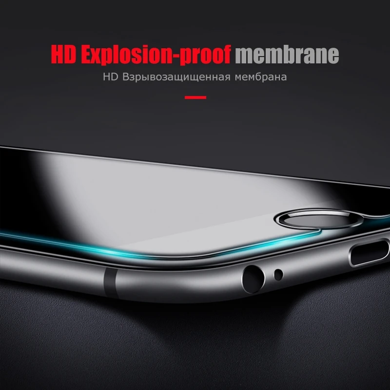 Прозрачное закаленное стекло для iPhone 11 Pro XS MAX XR X 8 7 6 6s Plus защита экрана Передняя