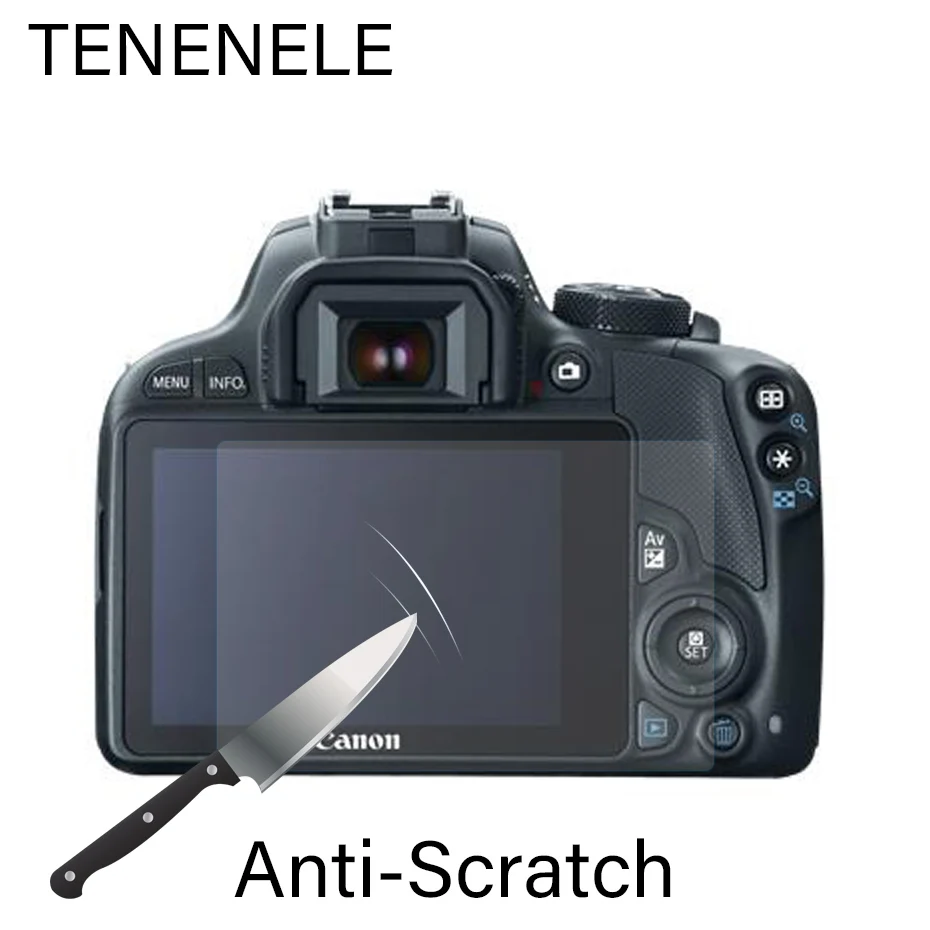 Защита экрана TENENELE для Canon EOS 100D Rebel SL1 искусственное закаленное стекло |