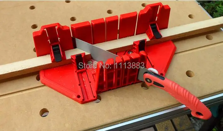 Clamping Miter Box With 22.5 45 and 90 degree guiding slot Woodworking Tool | Инструменты