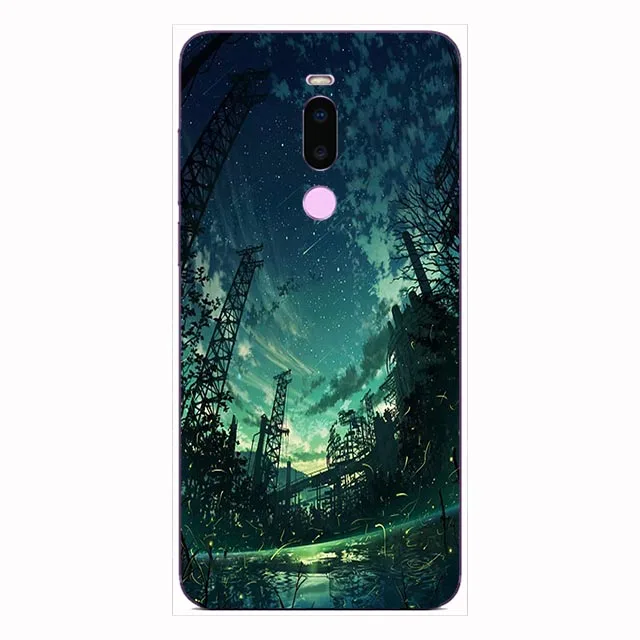 Чехол для meizu note 8 мягкий силиконовый чехол накладка из ТПУ с мультяшным рисунком