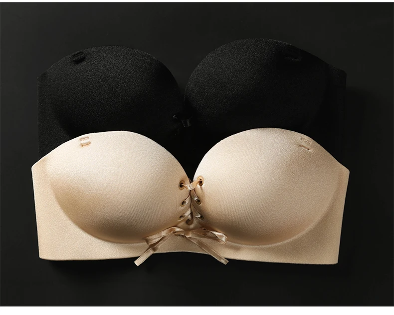Женский Регулируемый бюстгальтер Mozhini бесшовный без косточек с эффектом пуш ап