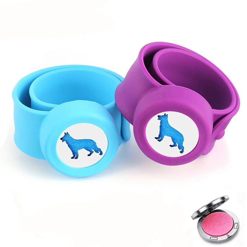 Регулируемый репеллент от комаров для собак из нержавеющей стали браслет с