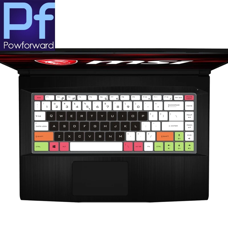 Чехол для клавиатуры игрового ноутбука MSI GF63 P65 PS42 PS63 GS65 GF 63 P 65 PS 42 GS 8RD 8RE 8RB 8RCX|Чехлы