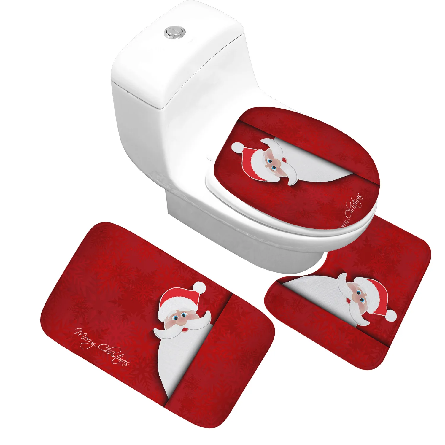 Zeegle Nordic Стиль 3 шт. Ванная комната ковролин комплект Non-slip ковры и коврики из