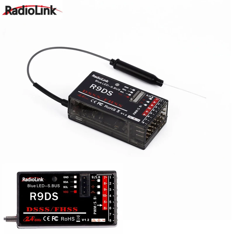 Радиоприемник Radiolink R9DS R12DS 2 4G сигнал для AT9 AT9S AT10 AT10II RC дистанционное управление