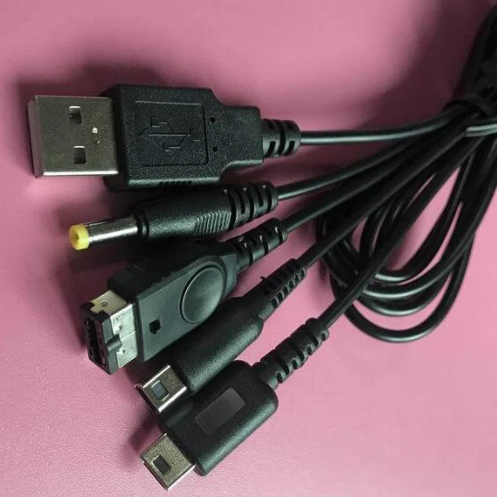 20 шт. универсальный портативный зарядный кабель 7 в 1 USB шнур для PSP2000/PSP3000/ND SL/ND