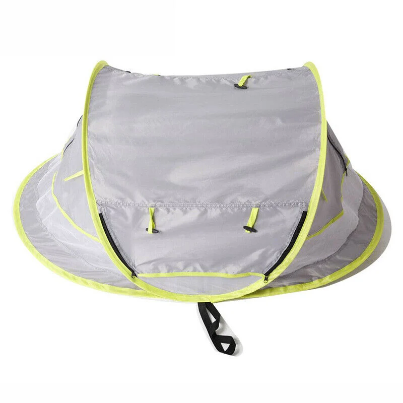 Portable Folding Baby Crib Travel Beach Bed Mesh Tent Mosquito UV Sun Protection | Мать и ребенок