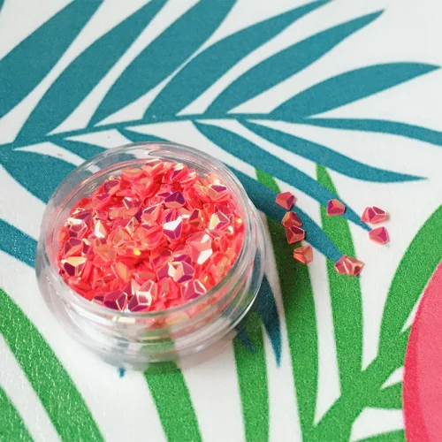 watermelon red DIY Bling 3D Алмазная слизи мини красочные бусины разных цветов пенополистирол пенопластовый наполнитель Бисер Блестки поделки - Цвет: watermelon red