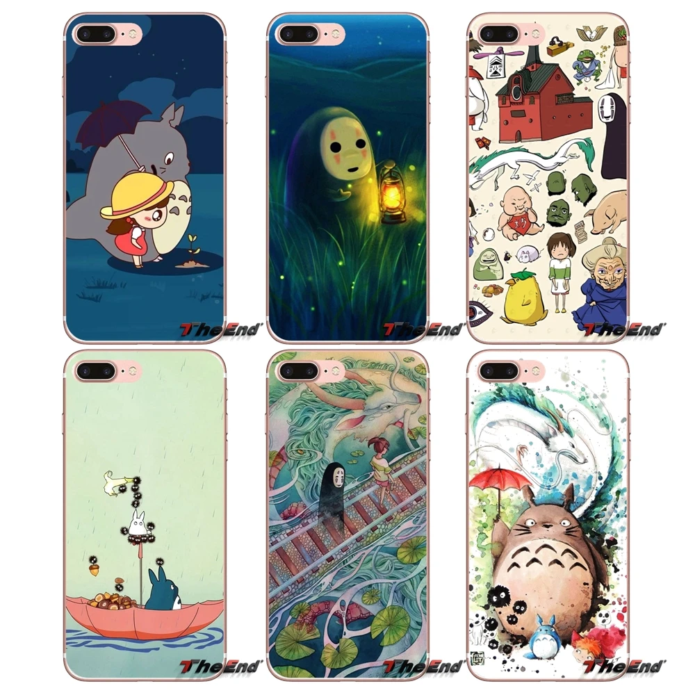 Мягкие прозрачные чехлы для huawei P Smart Y6 P8 P9 P10 плюс Nova P20 Lite Pro Mini 2017 SLA L02 L22 2i Kawaii Ghibli