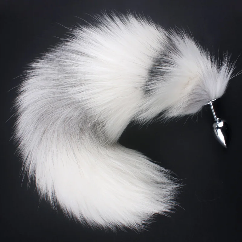 Дропшиппинг Fanala реальный лисий хвост искусственная игрушка Анальная пробка