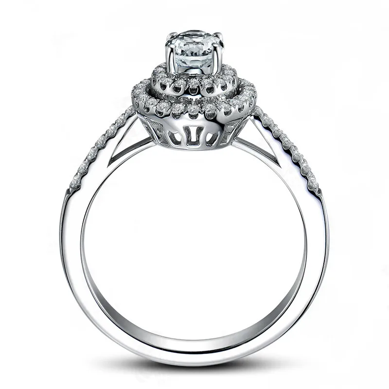 Женское Обручальное Кольцо LESF обручальное кольцо из стерлингового серебра 925